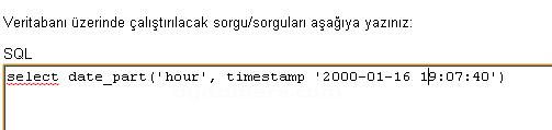 Postgressql Veri Tabanında Date-time Fonksiyonları