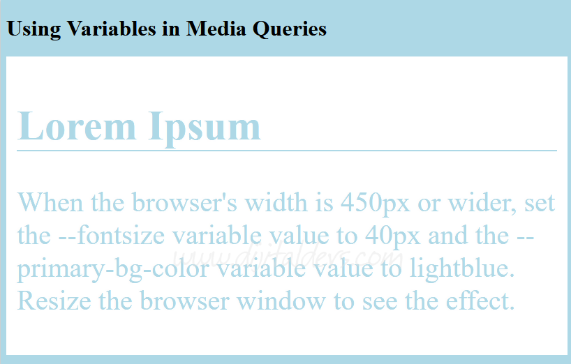 CSS'de Değişken Kullanımı